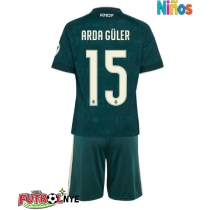 Camiseta Real Madrid Arda Guler #15 Visitante Equipación para niños 2026-27 manga corta (+ pantalones cortos)